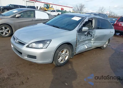 2007 Honda Accord 2.4 Se из США, поврежденный, VIN 1HGCM56397A186384